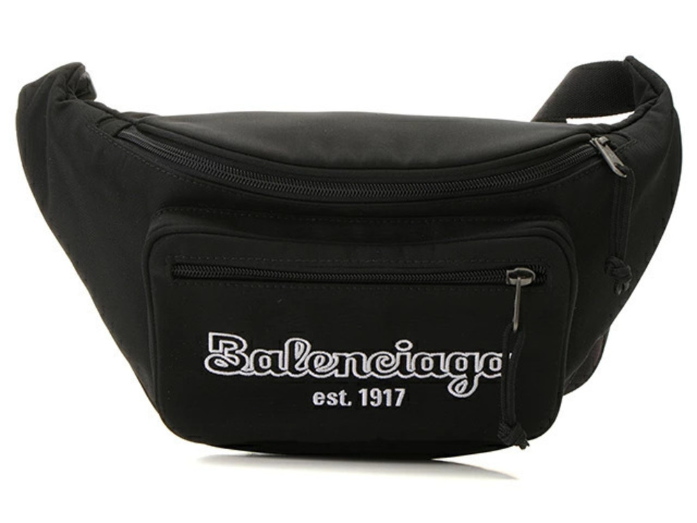 Balenciaga Explorer Belt Bag Canvas Black Body